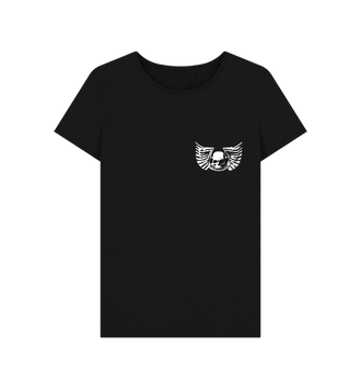 Black Warhammer 40,000: Space Marine Anniversary Edition Logo Fitted T Shirt