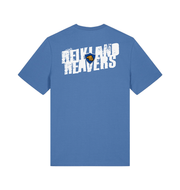 Bright Blue Printed T-shirt Back