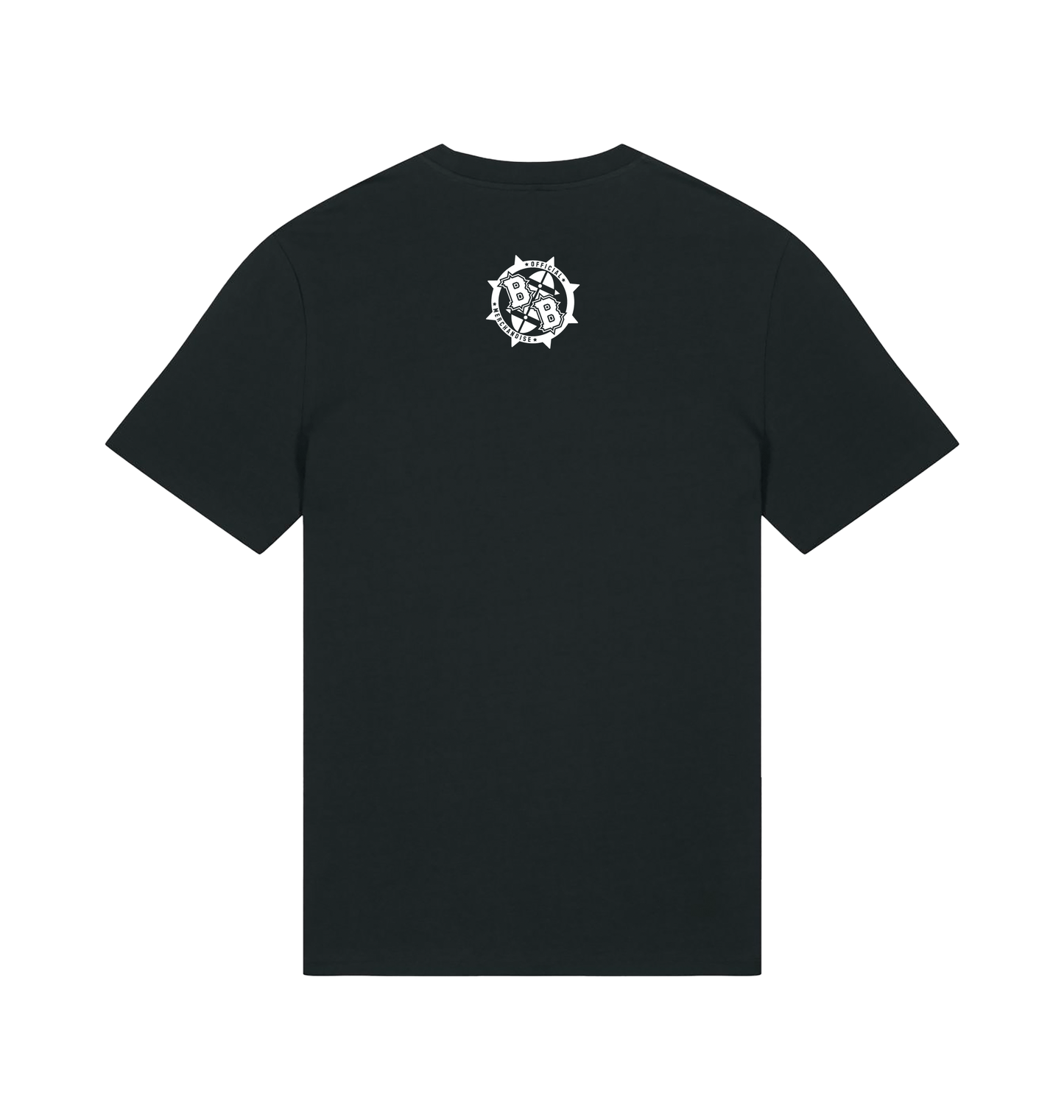 Black Printed T-shirt Back