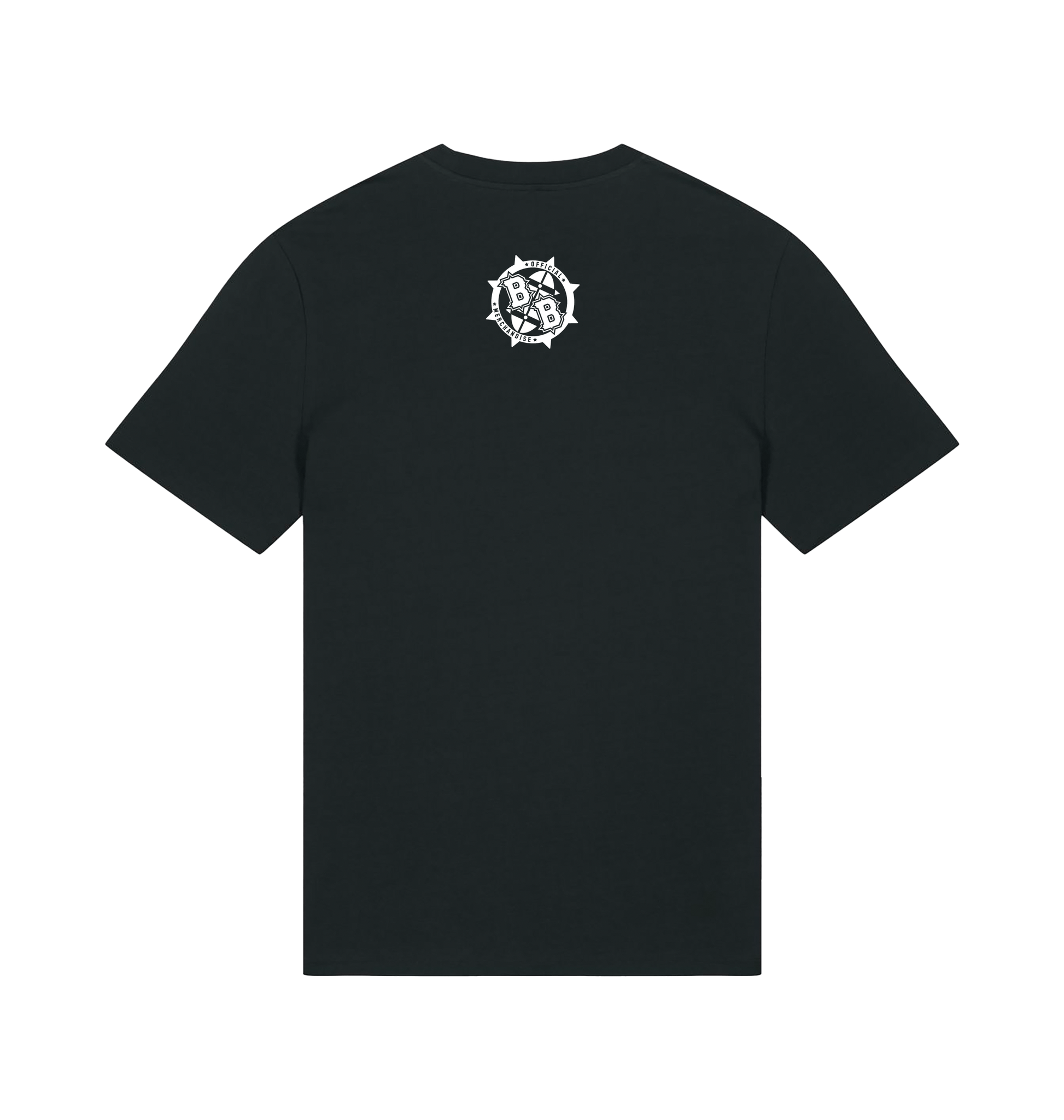 Black Printed T-shirt Back