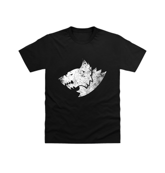 Black Space Wolves Battleworn Insignia T Shirt