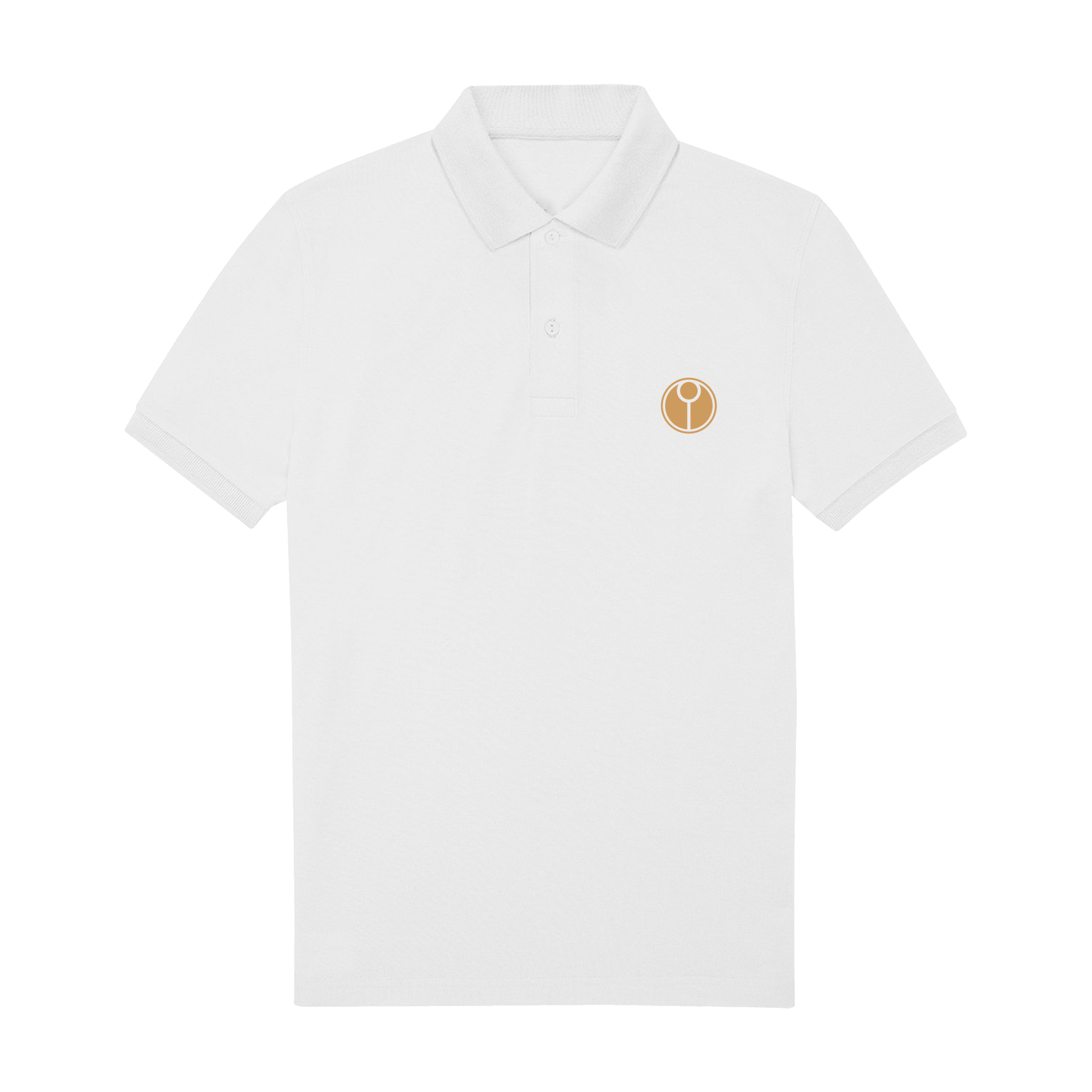 White Polo Shirt Front