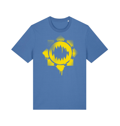 Bright Blue Printed T-shirt Front