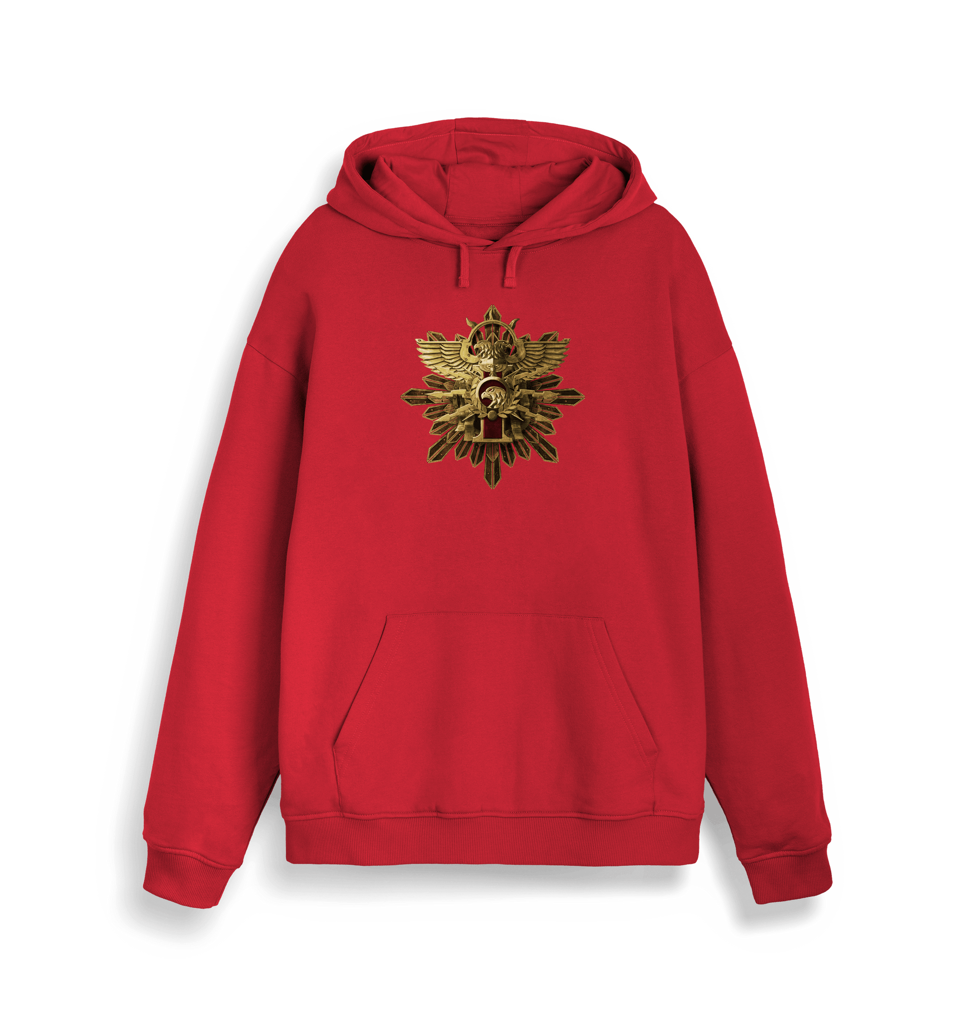 Red Printed Sweater Front