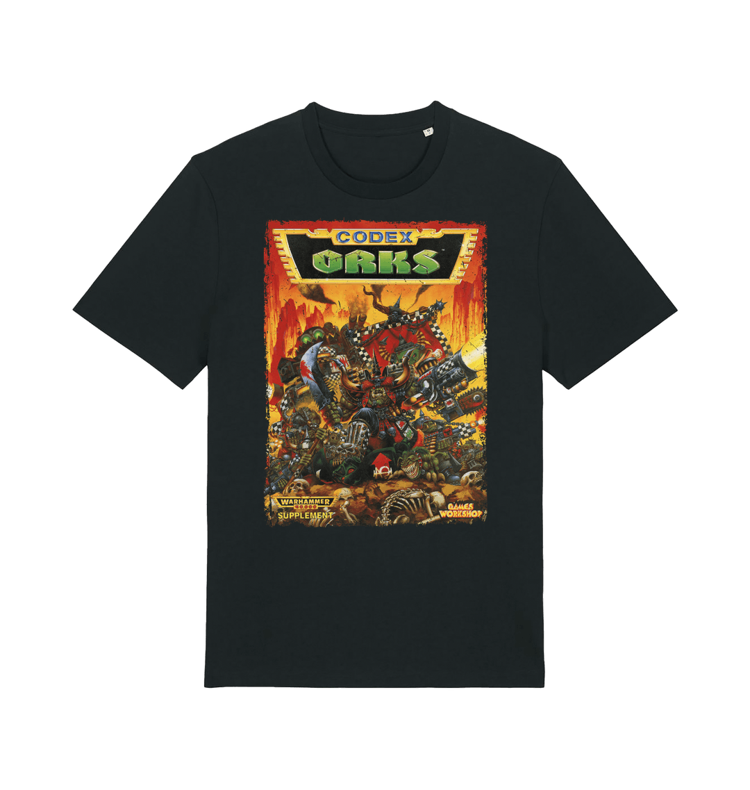 Black Printed T-shirt Front