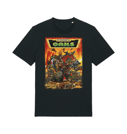 Black Printed T-shirt Front