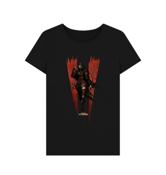 Black Vermintide II Kerillian Fitted T Shirt