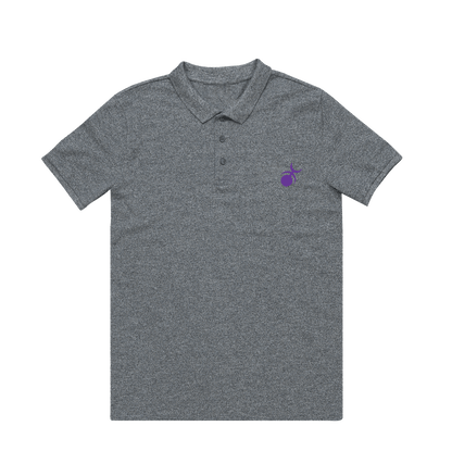 Heather Grey Slaanesh Polo Shirt