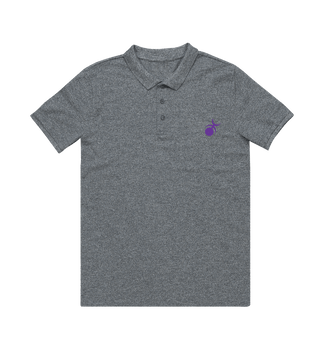 Heather Grey Slaanesh Polo Shirt