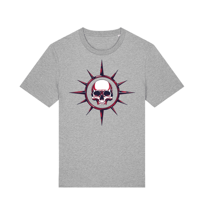 Heather Grey Printed T-shirt Front