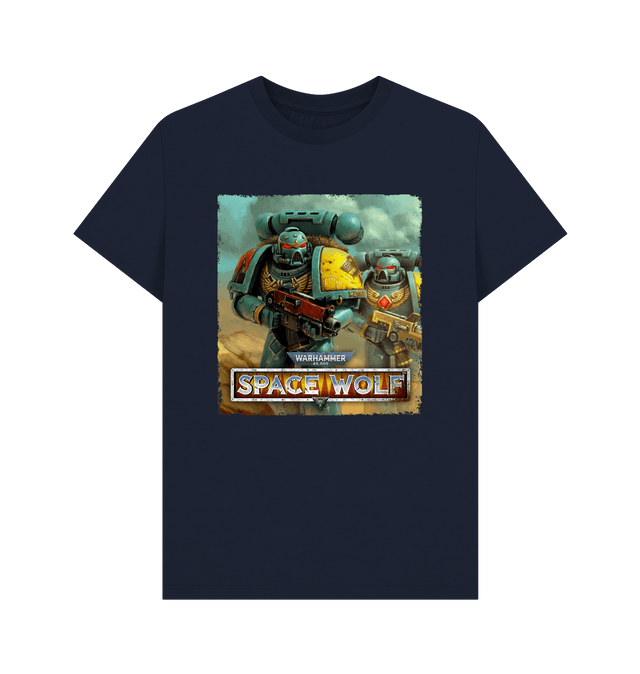 Navy Blue Warhammer 40,000: Space Wolf T Shirt