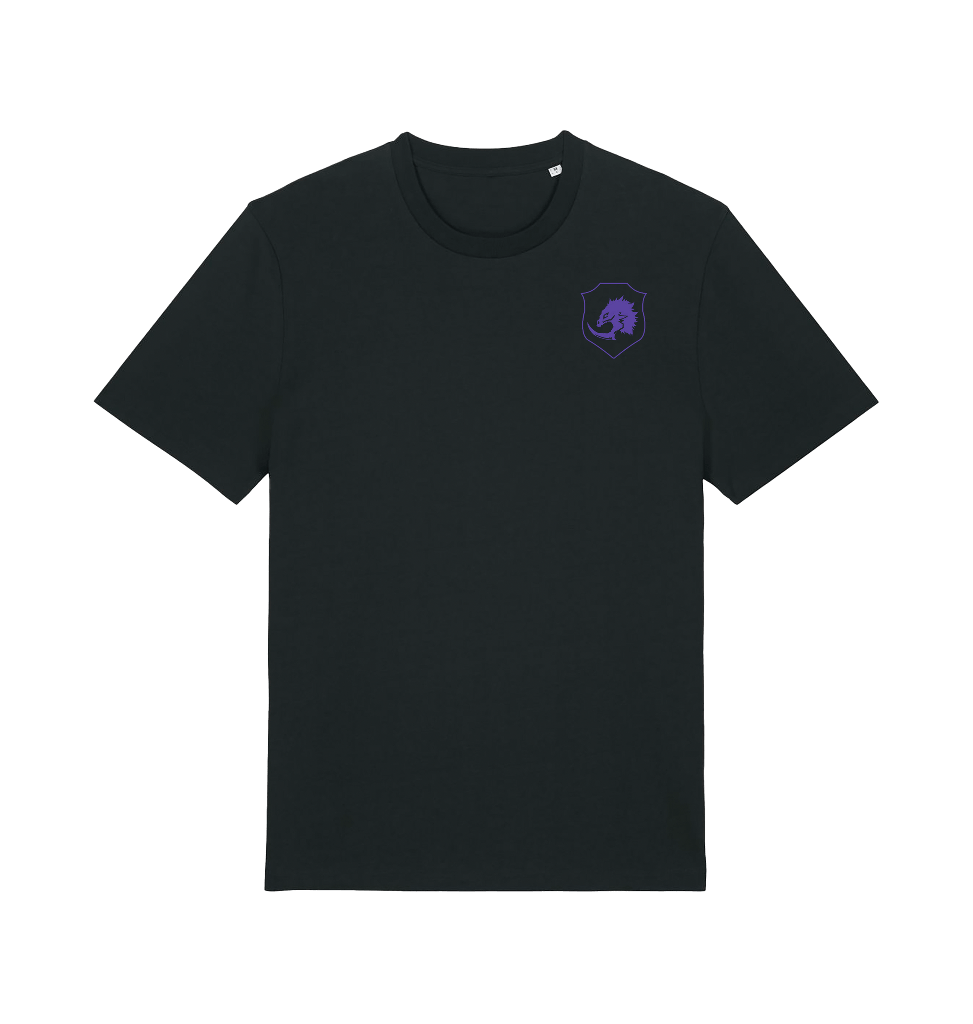 Black Printed T-shirt Front