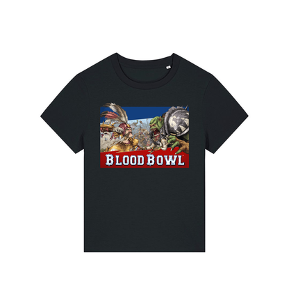 Black Printed T-shirt Front