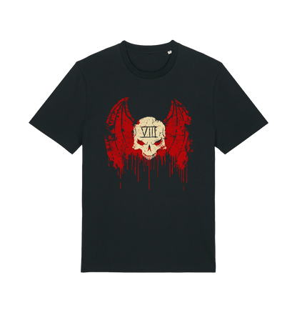 Black Printed T-shirt Front