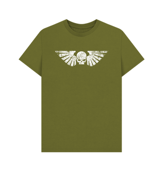 Moss Green Astra Militarum Battleworn Insignia T Shirt