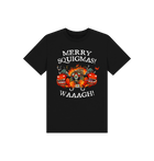 Black Red Gobbo Merry Squigmas Kids T Shirt