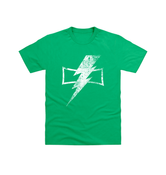 Irish Green White Scars Battleworn Insignia T Shirt