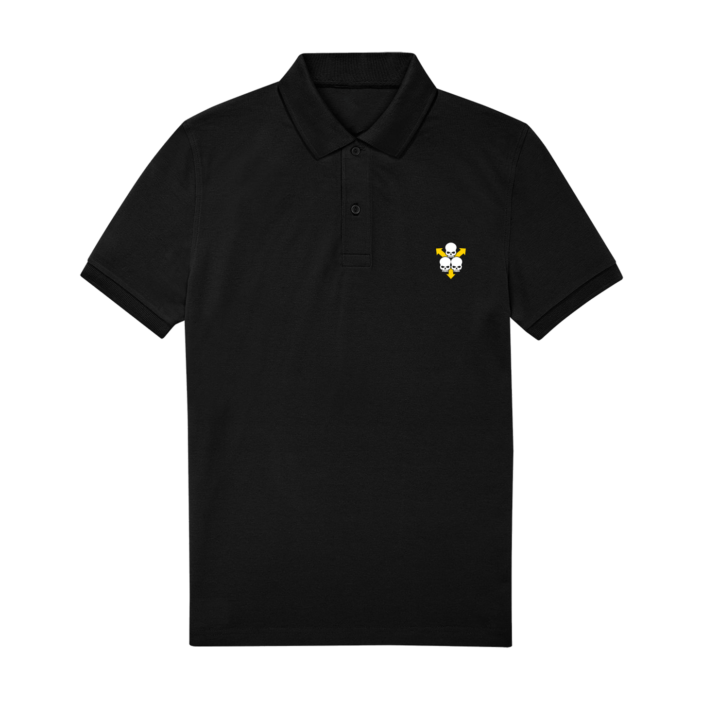 Black Polo Shirt Front