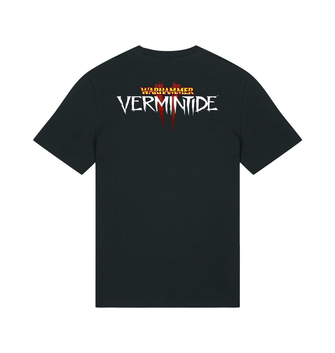 Black Printed T-shirt Back