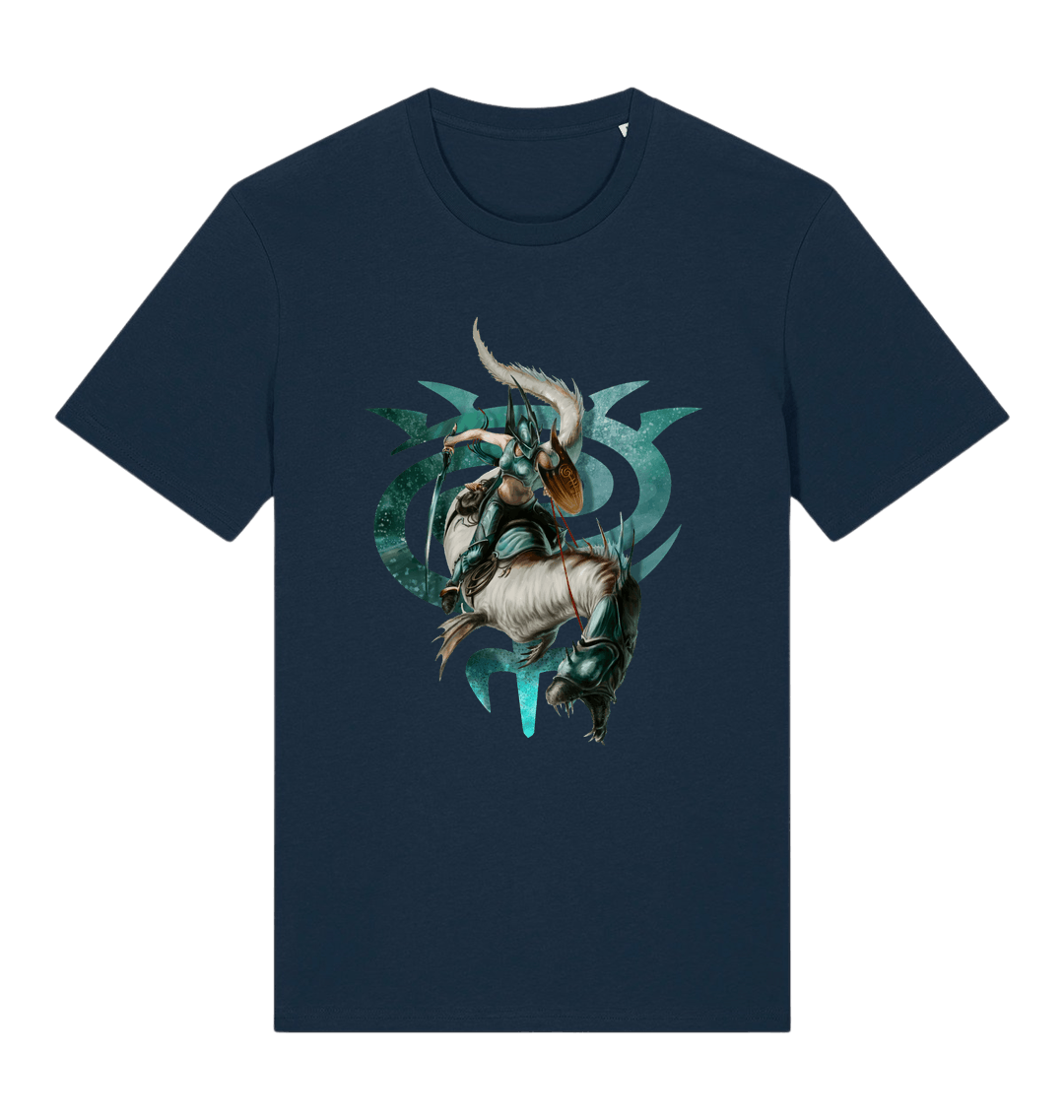 French Navy Printed T-shirt