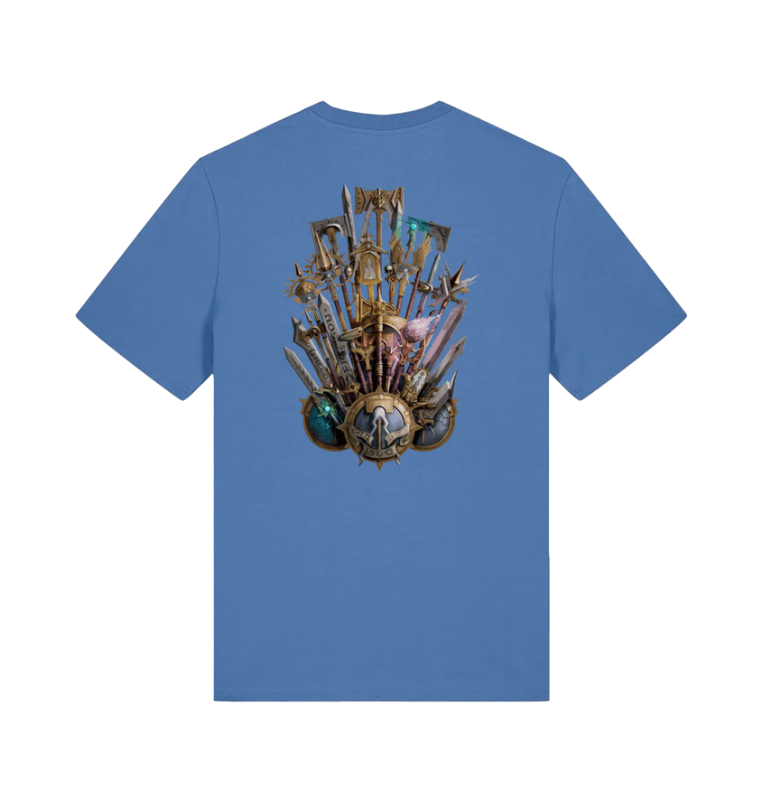 Bright Blue Printed T-shirt