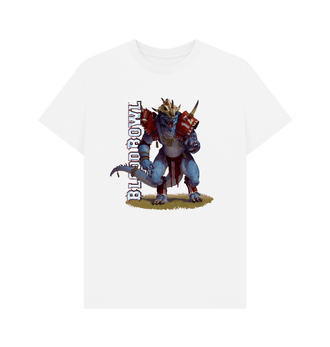 White Blood Bowl Gwaka'moli Crater Gators Saurus White T Shirt