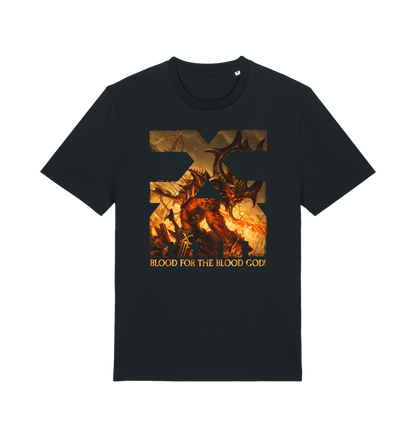 Black Printed T-shirt Front