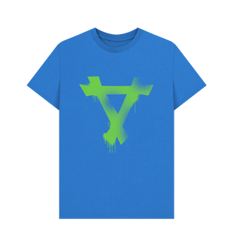 Bright Blue Skaven Graffiti Insignia T Shirt