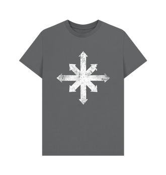 Slate Grey Chaos Space Marines Battleworn Insignia T Shirt