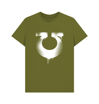 Moss Green Ultramarines Graffiti Insignia T Shirt