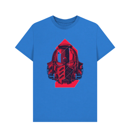 Bright Blue Printed T-shirt