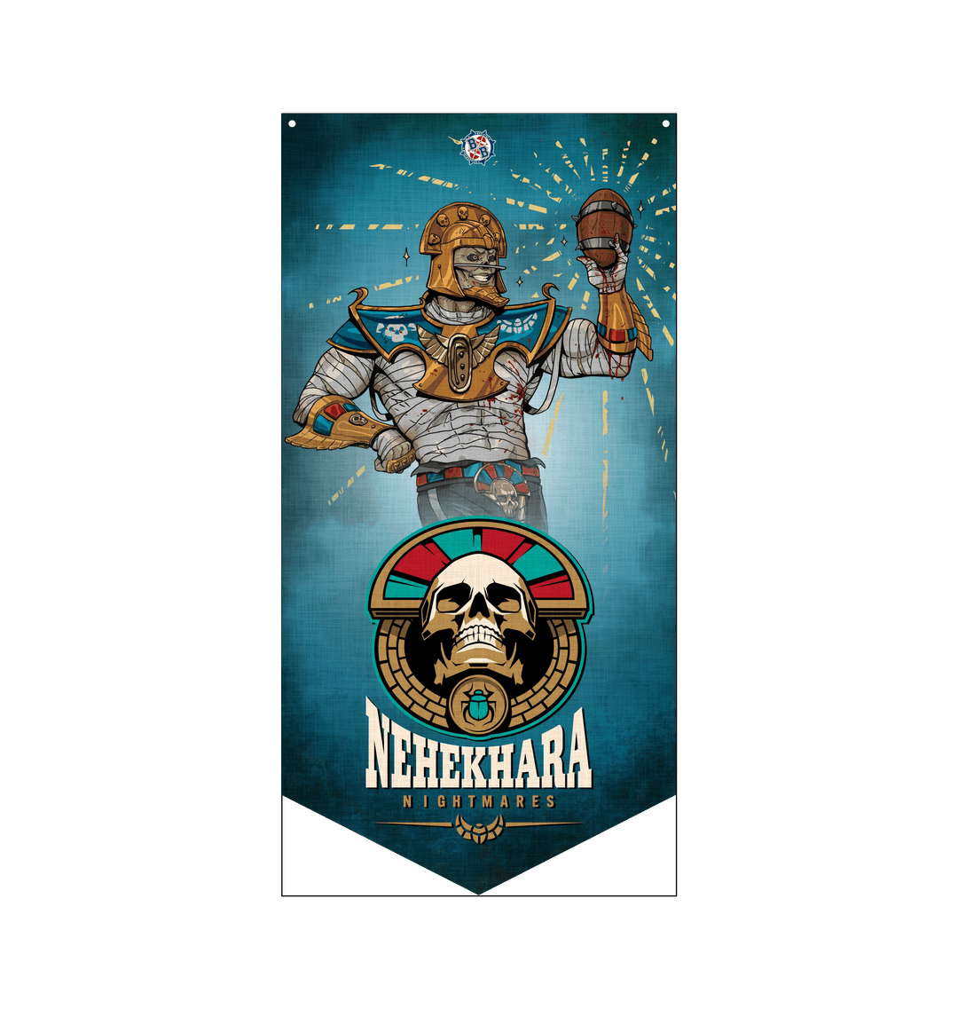 Black Stitching & Eye Lets Printed Banner Front