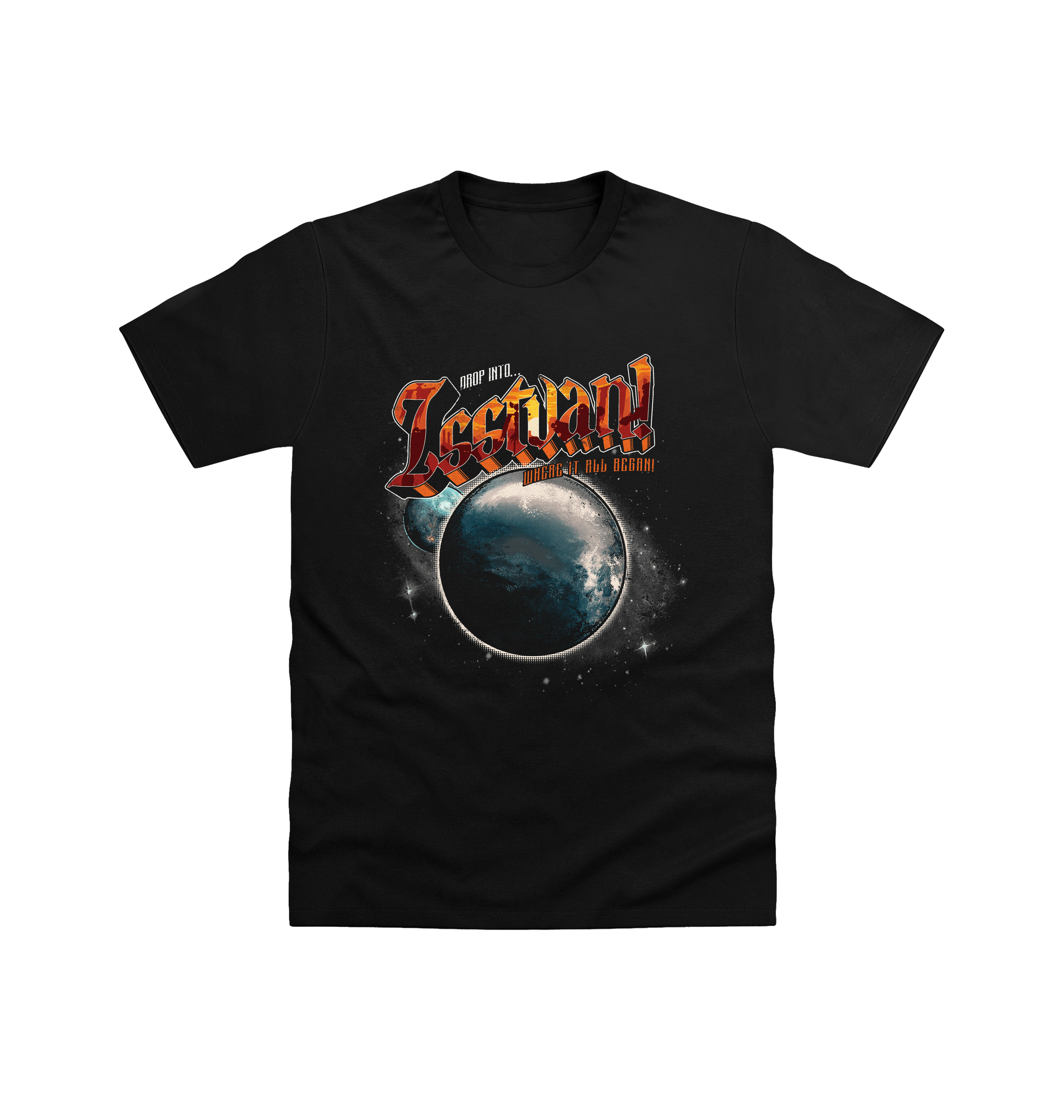 Black Printed T-shirt