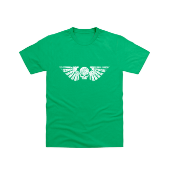 Irish Green Astra Militarum Battleworn Insignia T Shirt