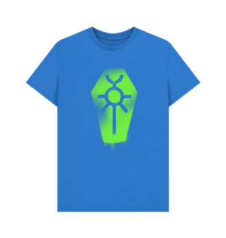 Bright Blue Necrons Graffiti Insignia T Shirt