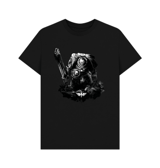 Black Warhammer 40,000: Space Marine Titus T Shirt