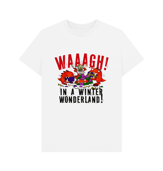 White Red Gobbo Winter Wonderland T Shirt
