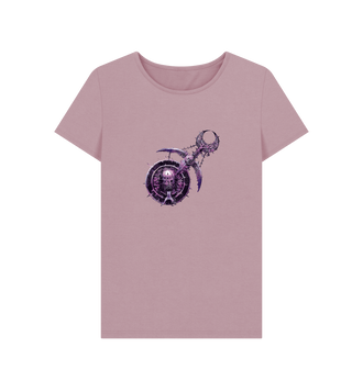 Mauve Hedonites of Slaanesh Logo Fitted T Shirt