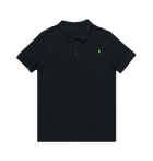 Black Necron Green Icon Polo Shirt