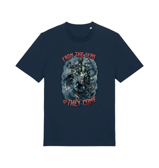French Navy Printed T-shirt