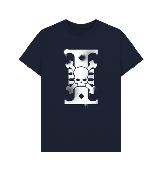 Navy Blue Deathwatch Graffiti Insignia T Shirt