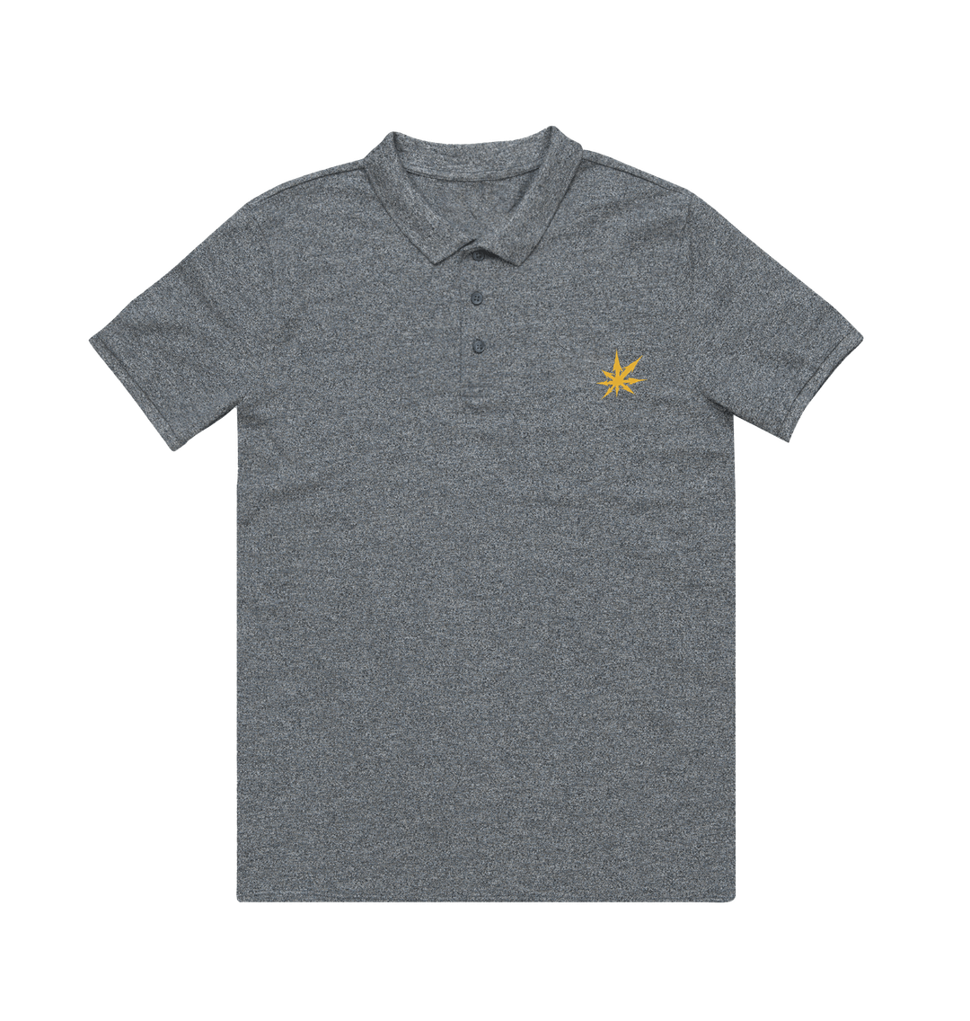 Heather Grey Chaos Icon Polo Shirt