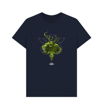 Navy Blue Total War: WARHAMMER III - Nurgle - Ku'gath Plaguefather Monochrome T Shirt