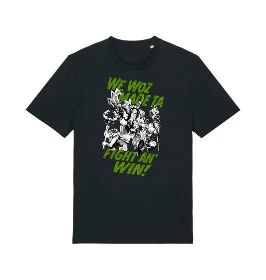 Black Printed T-shirt Front