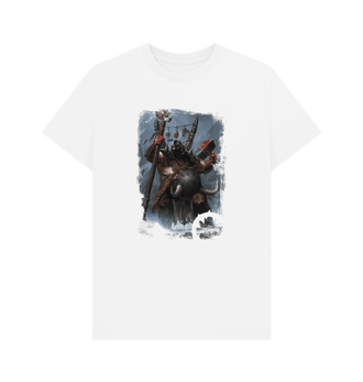 White Ogor Mawtribes Tyrant White T Shirt