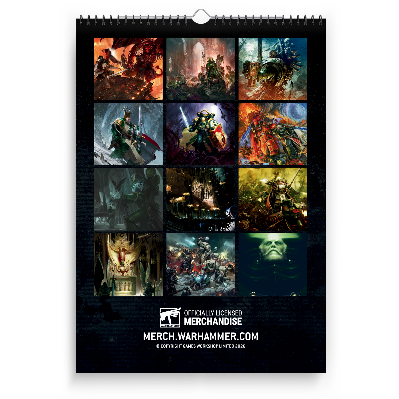 Warhammer 40,000: Dark Angels 2026 Calendar Preorder