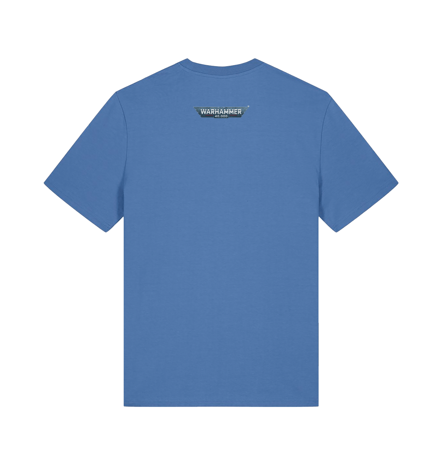 Bright Blue Printed T-shirt Back