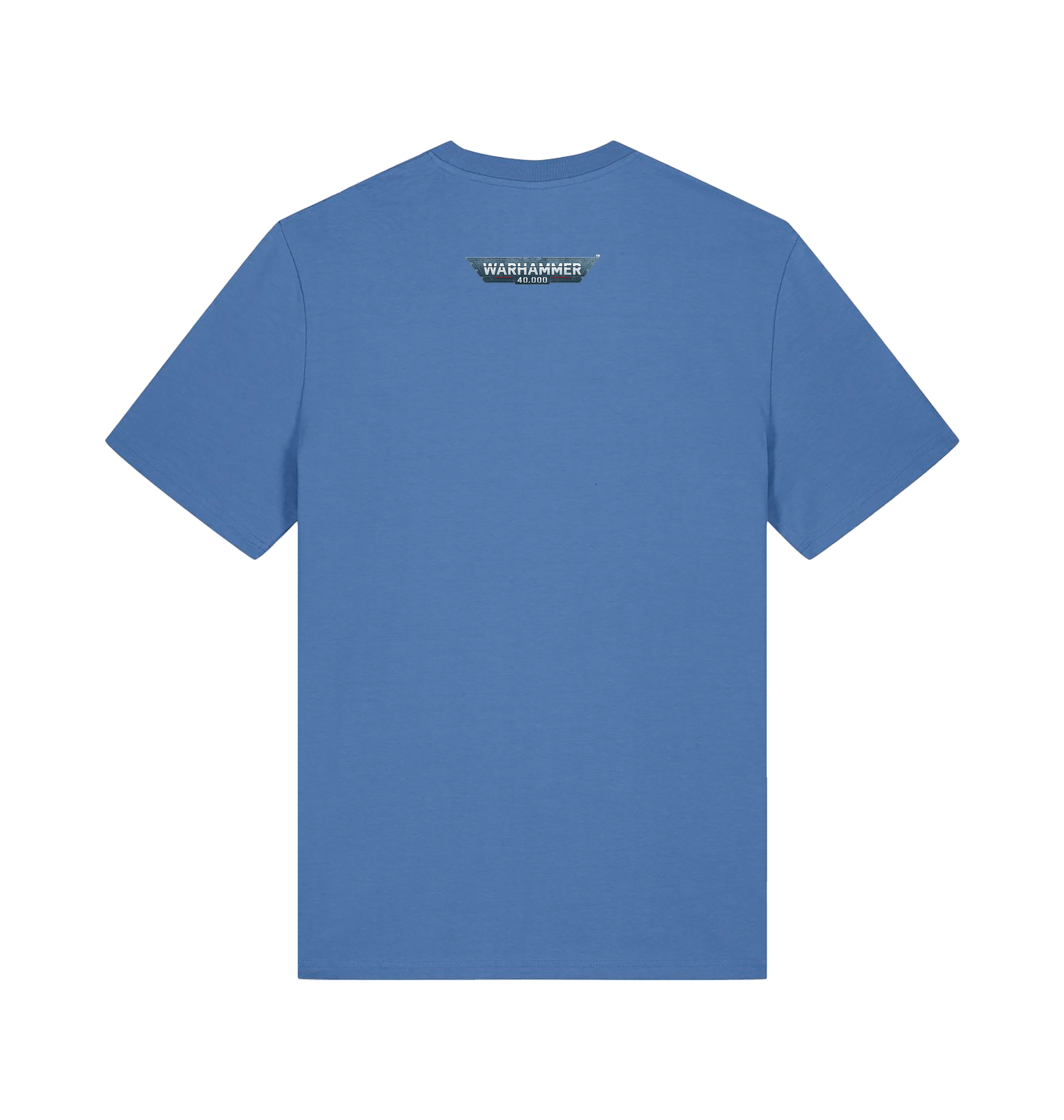 Bright Blue Printed T-shirt Back