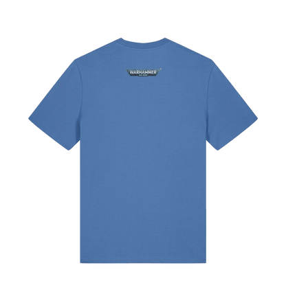 Bright Blue Printed T-shirt Back