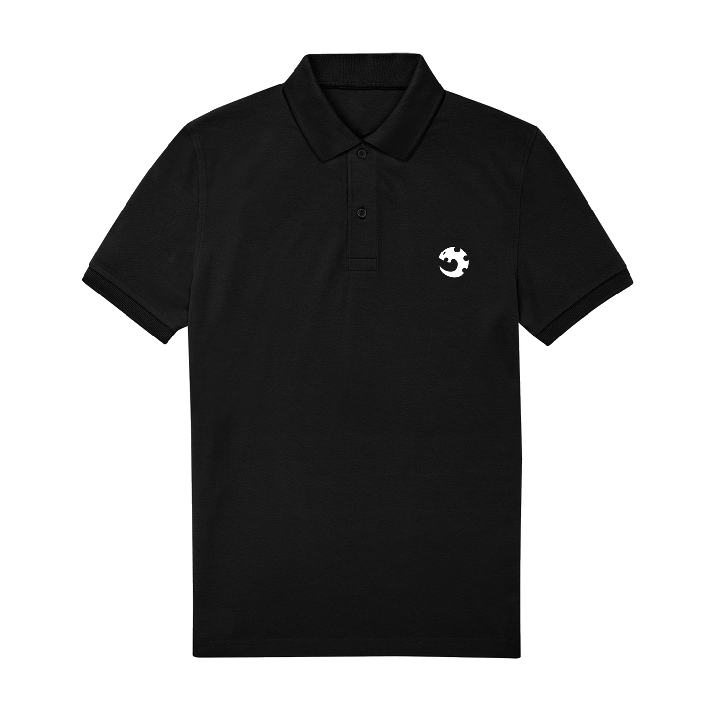 Black Polo Shirt Front